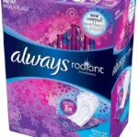 Always Radiant Daily Liners Light Absorbency, Regular Unscented, 48ct (24 Pack)