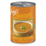 Amy's Organic Indian Golden Lentil Soup, Indian Dal Gluten Free 14.4oz (12 Pack) - Image 2