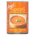 Amy's Organic Indian Golden Lentil Soup, Indian Dal Gluten Free 14.4oz (12 Pack) - Image 3