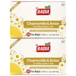 Badia Te de Manzanilla, Spices Chamomile & Anise Tea Bags, 25ct (2 Pack)