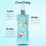 Body Fantasies Coconut Fantasy Fragrance Body Spray 8oz (6 Pack) - Image 2