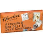 Chocolove Almonds And Sea Salt In Dark Chocolate Mini Bar, 1.3oz