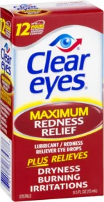 Clear Eyes Maximum Redness Eye Relief Lubricant Eye Drops 0.5 Fl Oz (10 Pack) - Image 3