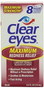 Clear Eyes Maximum Redness Eye Relief Lubricant Eye Drops 0.5 Floz (12 Pack) - Image 5