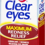 Clear Eyes Maximum Redness Eye Relief Lubricant Eye Drops 0.5 Floz (24 Pack)