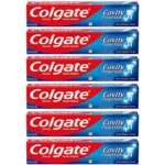 Colgate Cavity Protection Active Fluoride Toothpaste Regular 2.5oz (6 Pack)