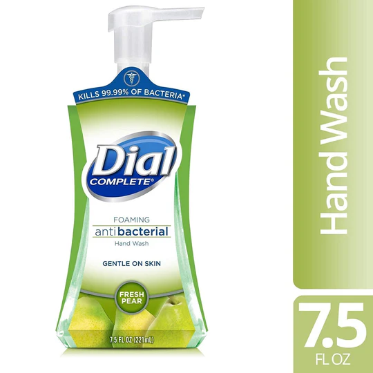 dial-complete-fresh-pear-scent-foaming-liquid-hand-wash-soap-7-5-floz-364 Dial Complete Fresh Pear Scent Foaming Liquid Hand Wash Soap 7.5 Floz - Image 1