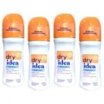 Dry Idea Anti-Perspirant Deodorant Roll On Dry Powder Fresh, 3.25oz (4 Pack)
