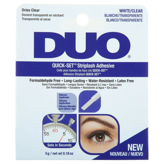 duo-quick-set-clear-false-strip-lash-adhesive-dries-invisibly-0-18oz-174 DUO Quick-Set Clear False Strip Lash Adhesive, Dries invisibly, 0.18oz - Image 1