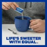 Equal Sweetener 0 Calorie Original Taste Sugar Substitute Powder 50ct (8 Pack) - Image 4