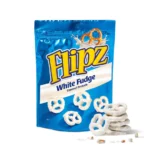 Flipz White Fudge Covered crunchy baked Pretzel, sweet and salty 5oz
