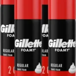 Gillette Foamy Mens Original Comfort Glide Shaving Foamy Cream 2.0oz (4 Pack)