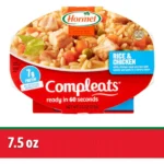 Hormel Compleats Microwavable Meal Chicken & Rice, Shelf Stable, 7.5oz (21 Pack)