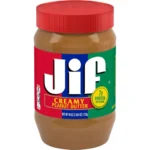 Jif Creamy Natural Peanut Butter, Rich Nutty Flavor 40oz (5 Pack)