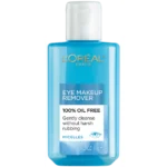 L'Oreal Paris Dermo-Expertise Eye Makeup Remover, Oil-Free 4oz (3 Pack)