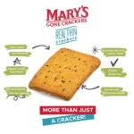 Mary's Gone Crackers Organic Sea Salt Real Thin Crackers, 5 oz (24 Pack) - Image 5