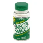 Necta Sweet Saccharin Sugar Substitute Zero-Calorie Tablets, 1000ct (24 Pack)