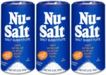 NuSalt Sodium Free Salt Substitute Table Salt Alternative 3oz (3 Pack)