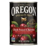 Oregon All Natural Specialty Fruit, Pitted Dark Sweet Cherries, 15 Ounce (8 Pack)