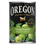 Oregon Fruit Gooseberries in Light Syrup, Canned Fruits Non-GMO 15oz (8 Pack)