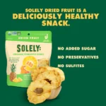 Solely Usda Organic Pineapple Rings Dried Fruit, Non-GMO, 3.5oz (6 Pack) - Image 3
