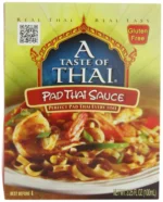 A Taste of Thai Pad Thai Sauce, Ready-to-Use 3.25oz (24 Pack)