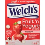 Welchs Fruit n Yogurt Strawberry Fruit Snacks 8ct per Box (32 Pack)